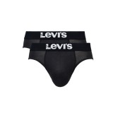 LEVI'S MEN SOLID BASIC BRIEF 2P 37149-0803-JET BLACK Μαύρο Εικόνα 