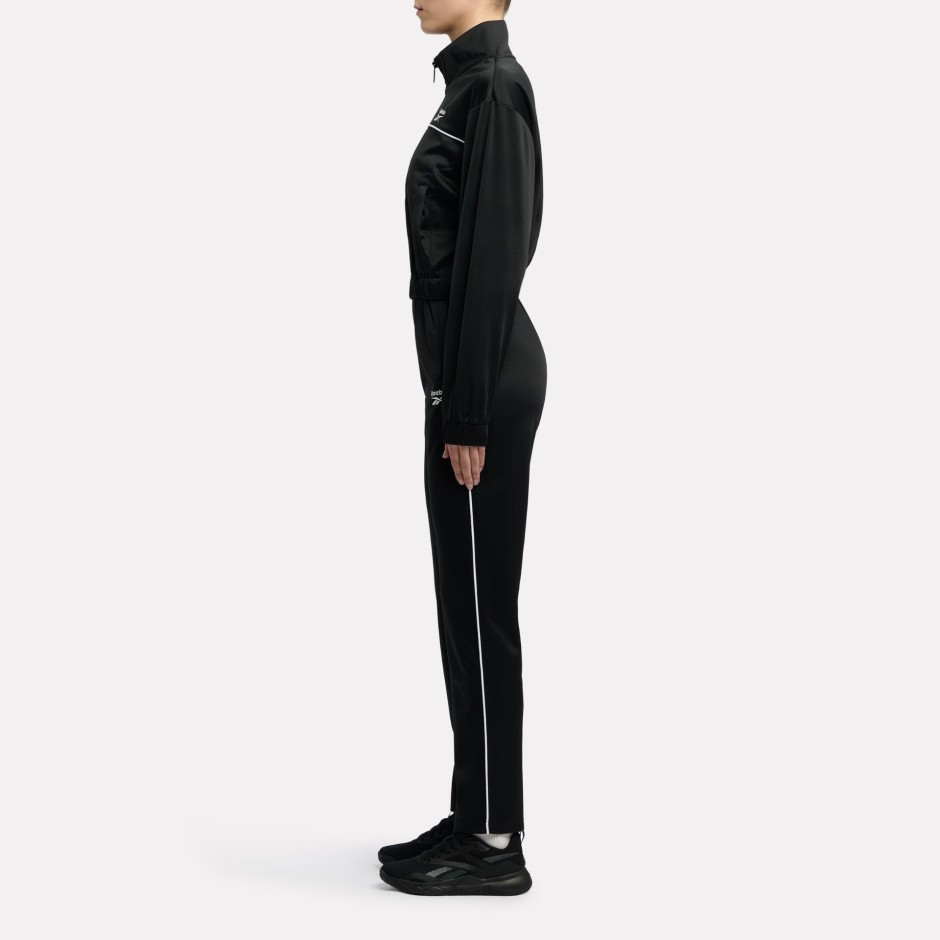 Reebok ID TRICOT PIPING TRACKSUIT SET 100239934 Μαύρο