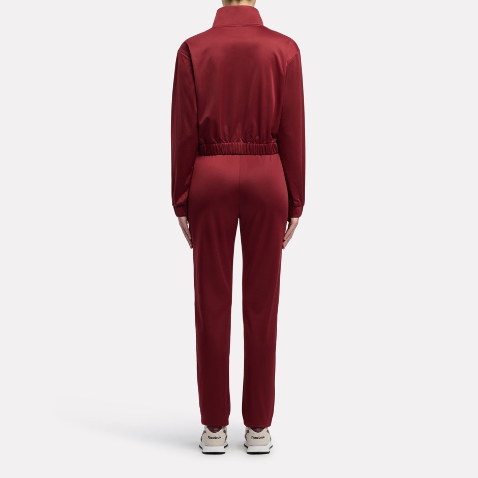 Reebok ID TRICOT PIPING TRACKSUIT SET 100239937 Μπορντό