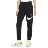 NIKE W NSW SWSH PANT FLC BB CU5631-011 Μαύρο Εικόνα 