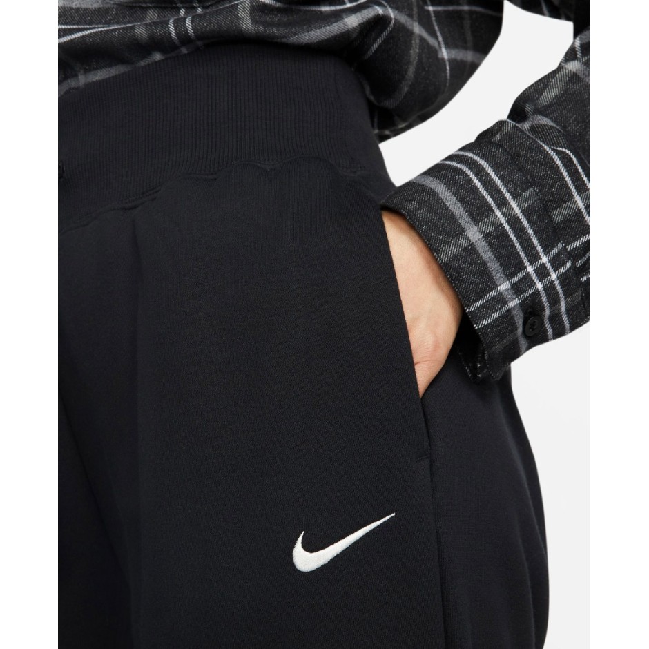 Nike Sportswear Phoenix Fleece Μαύρο - Γυναικείο Παντελόνι Φόρμα 