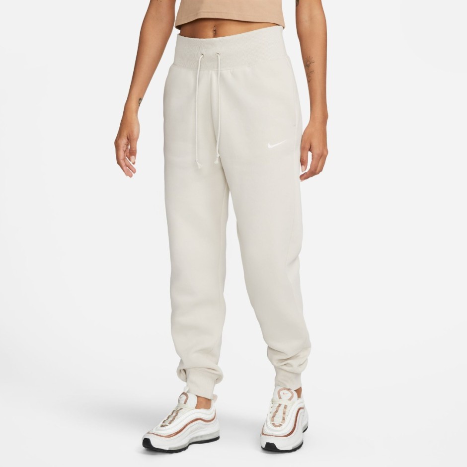Nike Sportswear Phoenix Fleece Μπέζ - Γυναικείο Παντελόνι Φόρμα