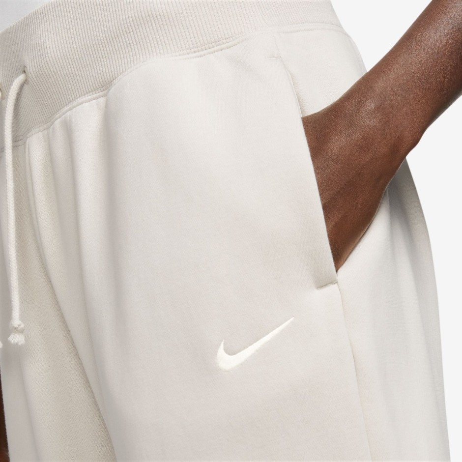 Γυναικείο Παντελόνι Φόρμα Εκρού - Nike Sportswear Phoenix Fleece 