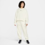 Nike Sportswear Phoenix Fleece Εκρού - Γυναικείο Παντελόνι Φόρμα Εικόνα 3