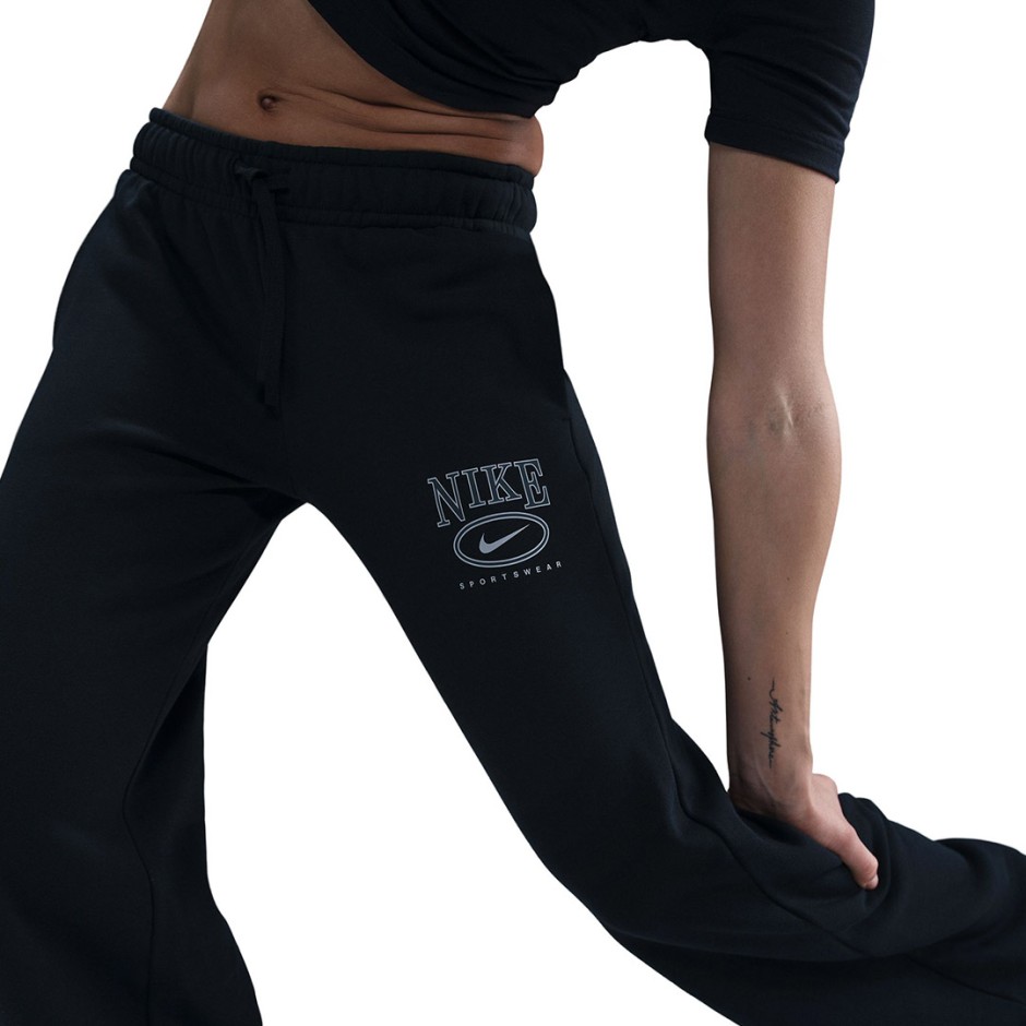 Γυναικεία Φόρμα Μαύρη - Nike Sportswear Club Fleece