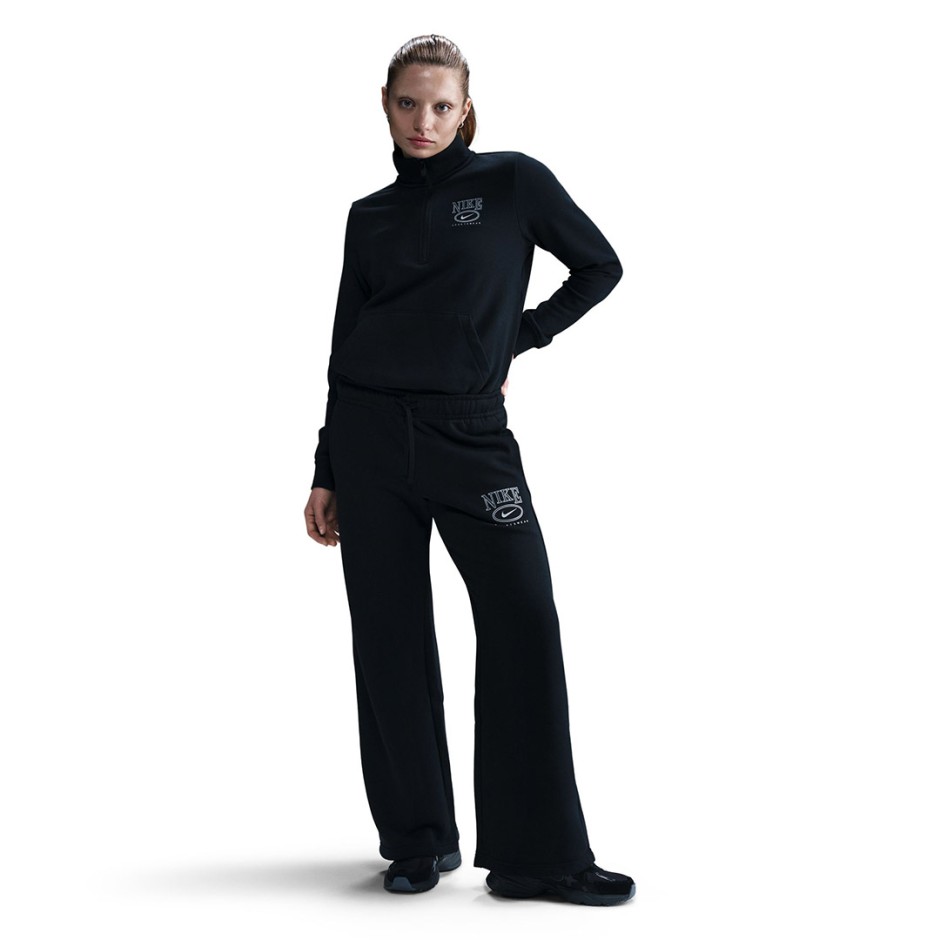 Γυναικεία Φόρμα Μαύρη - Nike Sportswear Club Fleece