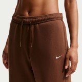 Women's Pants Brown - Nike Studio Fleece Medium Weight Image 2