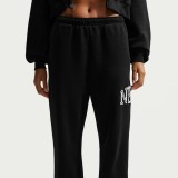 Γυναικεία Φόρμα Μαύρη - Nike Studio Fleece Medium Weight 'Graphic Pack' Εικόνα 1