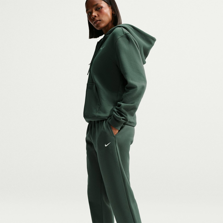 Γυναικεία Φόρμα Χακί - Nike Studio Fleece Medium Weight