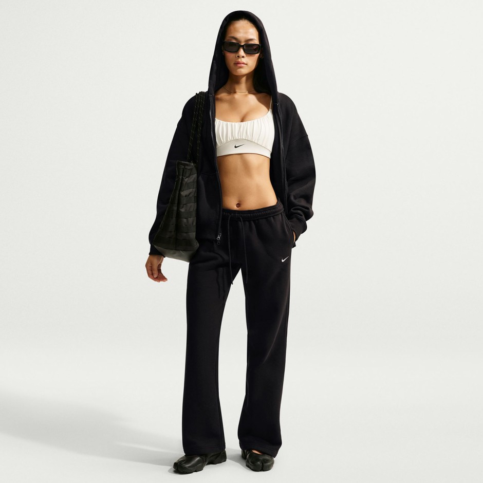 Γυναικεία Φόρμα Μαύρη - Nike Studio Fleece Medium Weight