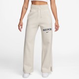 NIKE W NSW PHNX FLC HR LOGO PNT WDE FV7684-104 Ecru Image 