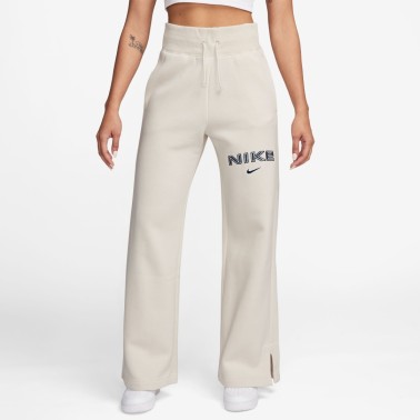 NIKE W NSW PHNX FLC HR LOGO PNT WDE FV7684-104 Ecru