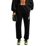 Γυναικεία Φόρμα Μαύρη - Nike Studio Fleece Medium Weight 'Graphic Pack' Εικόνα 
