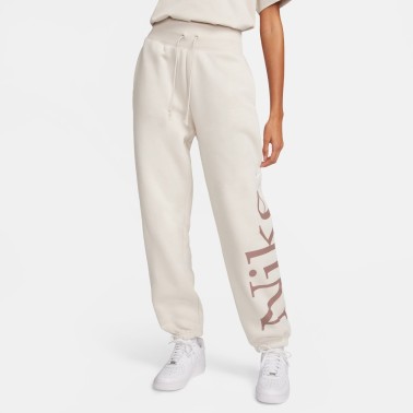 Γυναικείο Παντελόνι Φόρμα Εκρού - Nike Sportswear Phoenix Fleece