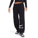 Nike Air Μαύρο - Γυναικείο Παντελόνι Φόρμα Με Λάστιχο Εικόνα 