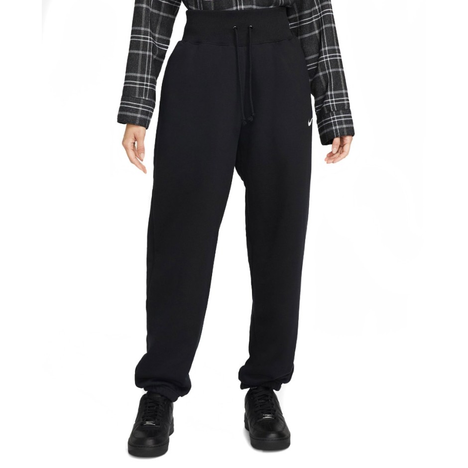 Nike Sportswear Phoenix Fleece Μαύρο - Γυναικείο Παντελόνι Φόρμα 