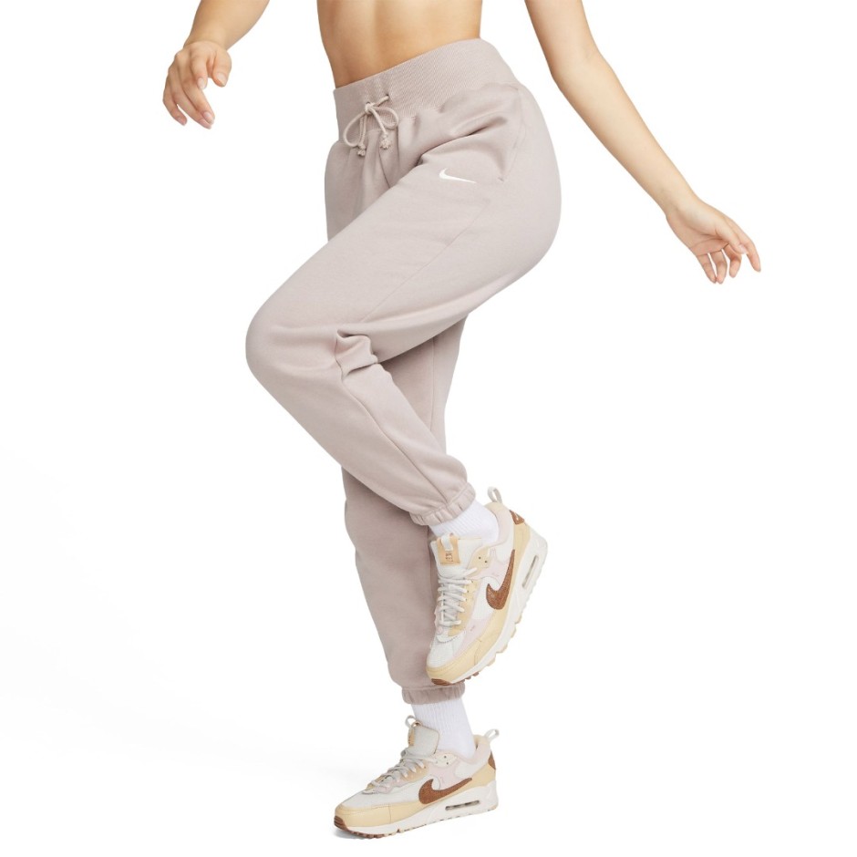 NIKE W NSW PHNX FLC HR OS PANT DQ5887-272 Beige