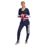 Reebok Sport TRAINING ESSENTIALS LINEAR LOGO PANTS FU2259 Μπλε