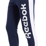 Reebok Sport TRAINING ESSENTIALS LINEAR LOGO PANTS FU2259 Μπλε