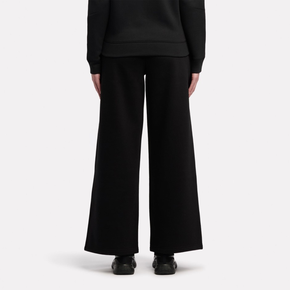 Reebok ID SMALL LOGO WIDE LEG FLEECE PANT 100240944 Black