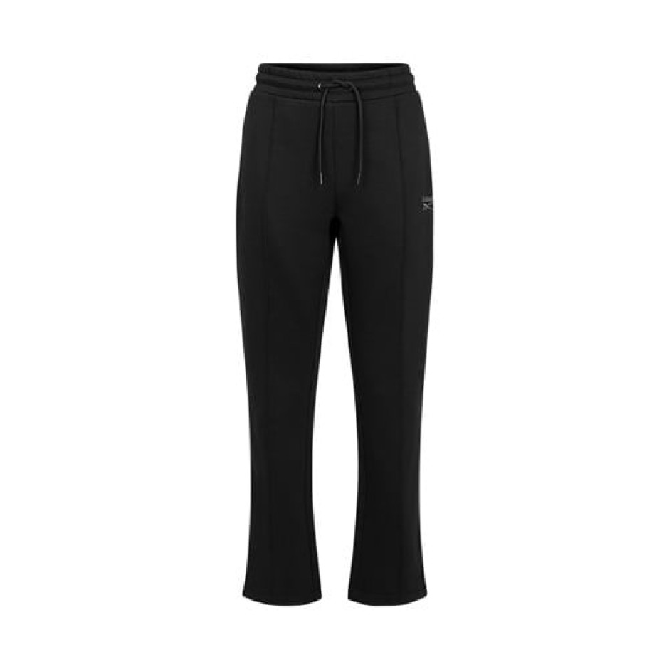 Reebok  ID SMALL LOGO PINTUCK OPEN FLEECE PANTS 100240947 Μαύρο