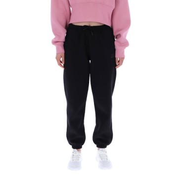 Reebok SATIN LOGO FLEECE PANTS 100239801 Μαύρο