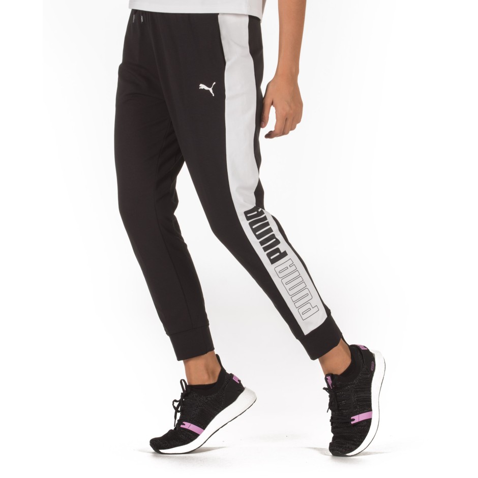 PUMA MODERN SPORT TRACK PANTS 852033 01 White Black