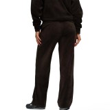 PUMA ESS ELEVATED VELOUR RIB STRAIGHT LEG PANT 688108-01 Black Image 0