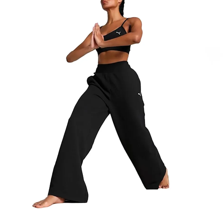 PUMA Q4 STUDIO TEXTURED HW PANT 525758-01 Black