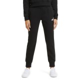 Γυναικείο Παντελόνι Φόρμα Μαύρο - Puma Essentials Εικόνα 