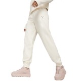 PUMA BETTER SPORTSWEAR HIGH-WAIST SWEATPANTS CL 679010-99 Ecru Image 