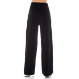 BE:NATION VELOUR WIDE LEG PANT 02102308-01 Black Image 0