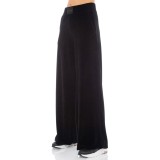 BE:NATION VELOUR WIDE LEG PANT 02102308-01 Black Image 1