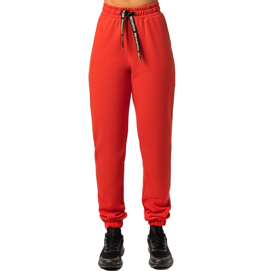 Γυναικείο Παντελόνι Φόρμα BE:NATION CARROT STYLE CROPPED PANT Κόκκινο 2102205-5A 