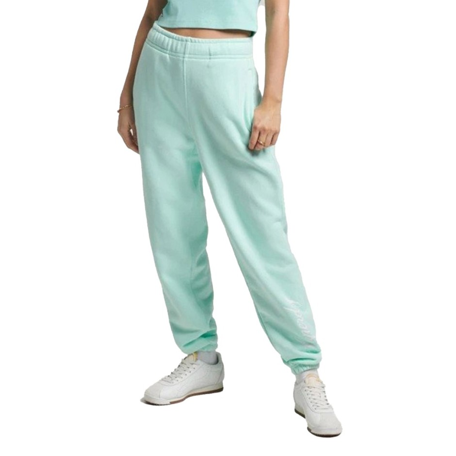 Γυναικείο Παντελόνι Φόρμα SUPERDRY CODE SCRIPT REGULAR JOGGER Τιρκουάζ W7010786A-DCN 