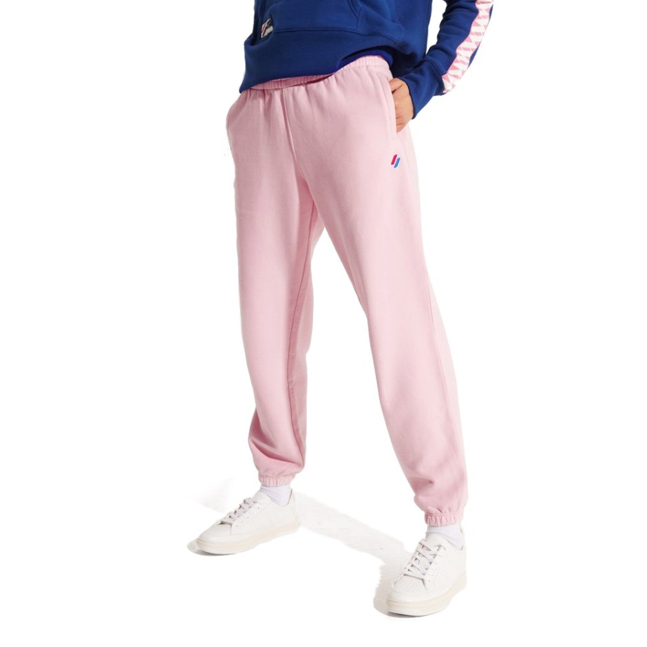 SUPERDRY CODE ESSENTIAL JOGGER W7010565A-5YA Ροζ