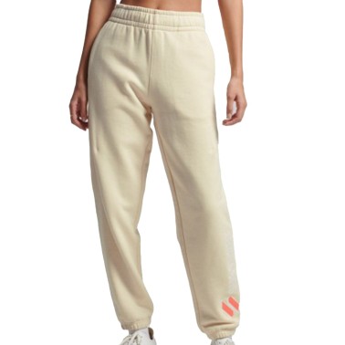 SUPERDRY SDCD CODE SL APPLIQUE JOGGER W7010719A-18C Εκρού