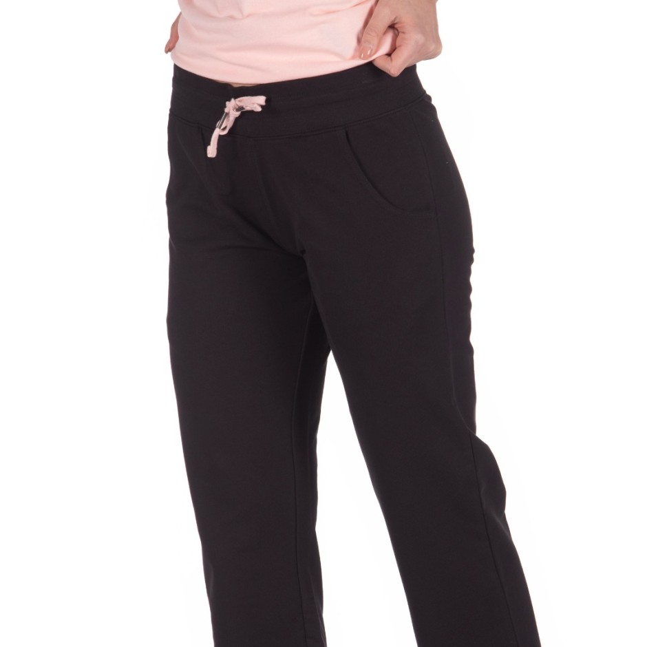 DISTRICT75 WOMEN'S SWEATPANTS 120WPA-755-071 Μαύρο