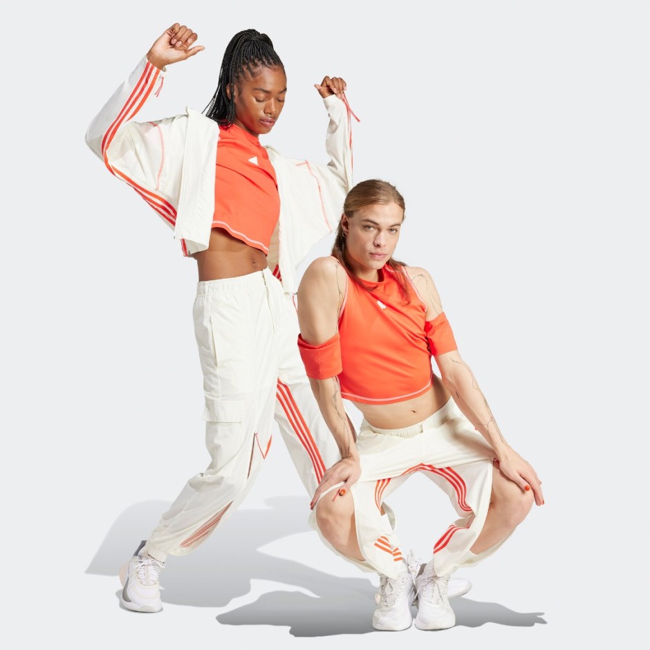 Γυναικείο Παντελόνι Cargo Εκρού - adidas Sportswear Dance Woven Versatile