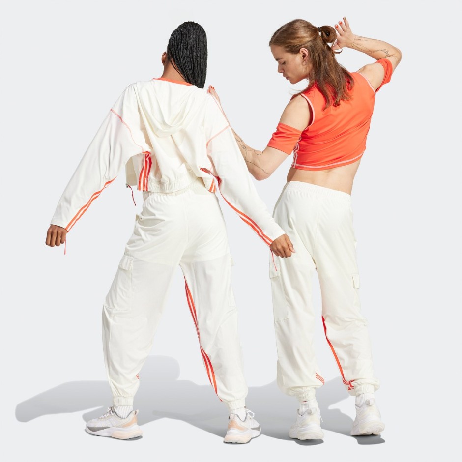Γυναικείο Παντελόνι Cargo Εκρού - adidas Sportswear Dance Woven Versatile