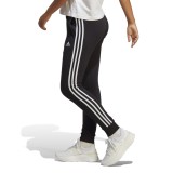 adidas Sportswear ESSENTIALS 3-STRIPES FRENCH TERRY CUFFED PANTS Μαύρο