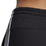 adidas Sportswear ESSENTIALS 3-STRIPES FRENCH TERRY CUFFED PANTS Μαύρο