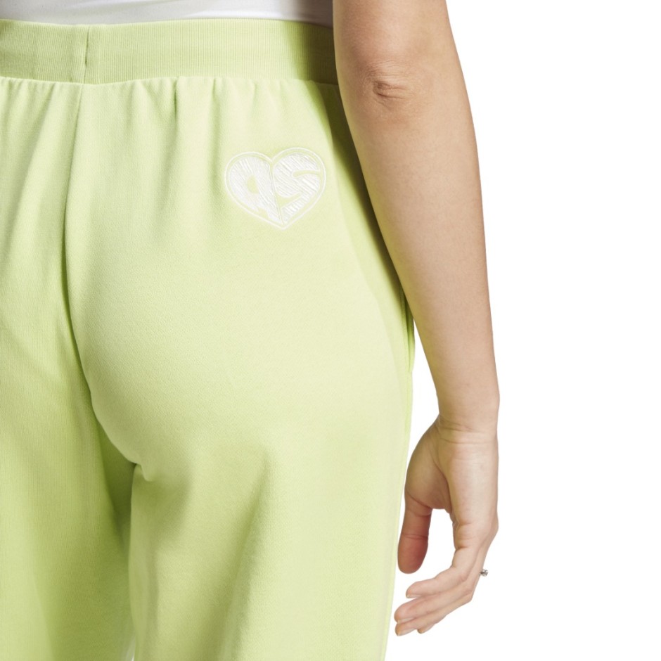 adidas Sportswear SCRIBBLE EMBROIDERY FRENCH TERRY PANTS Πράσινο
