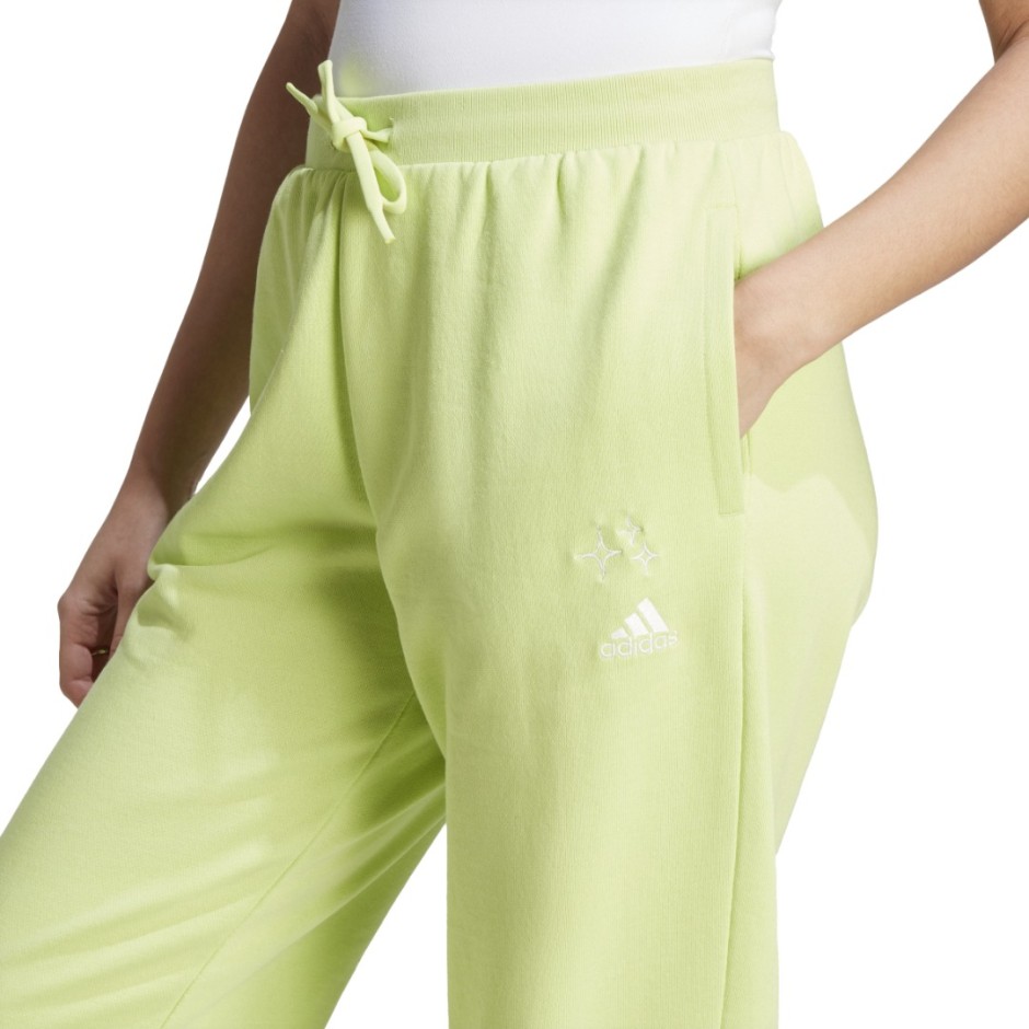 adidas Sportswear SCRIBBLE EMBROIDERY FRENCH TERRY PANTS Πράσινο