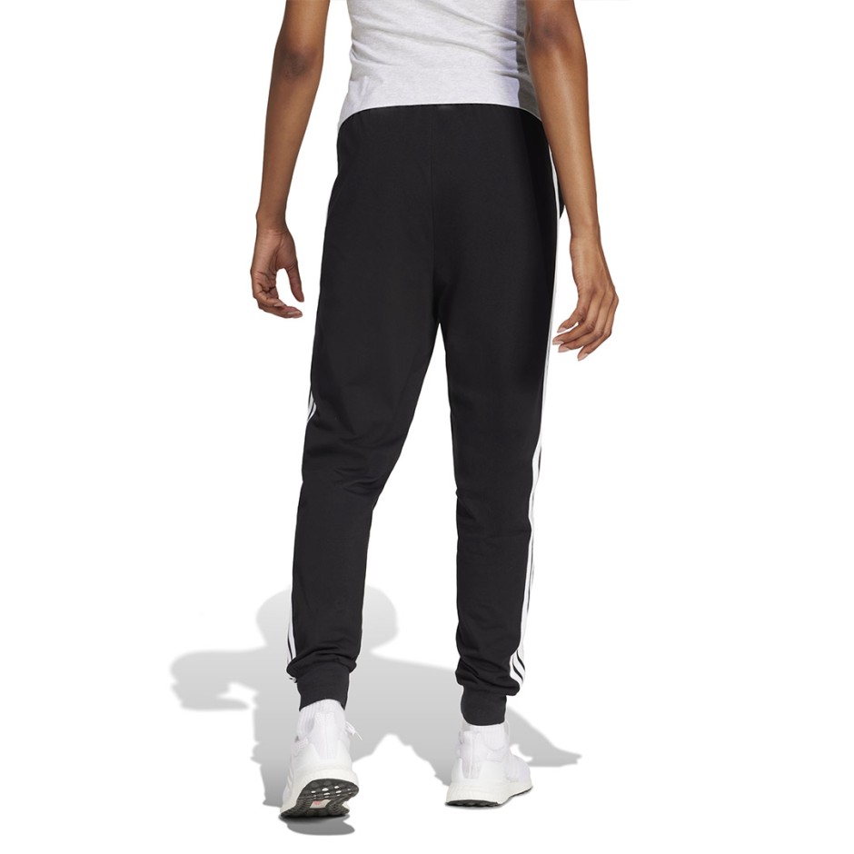 Γυναικεία Φόρμα Μαύρη - adidas Sportswear Essentials 3-Stripes