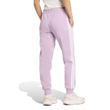Γυναικεία Φόρμα Μωβ - adidas Sportswear Essentials 3-Stripes Fleece Slim Εικόνα 0