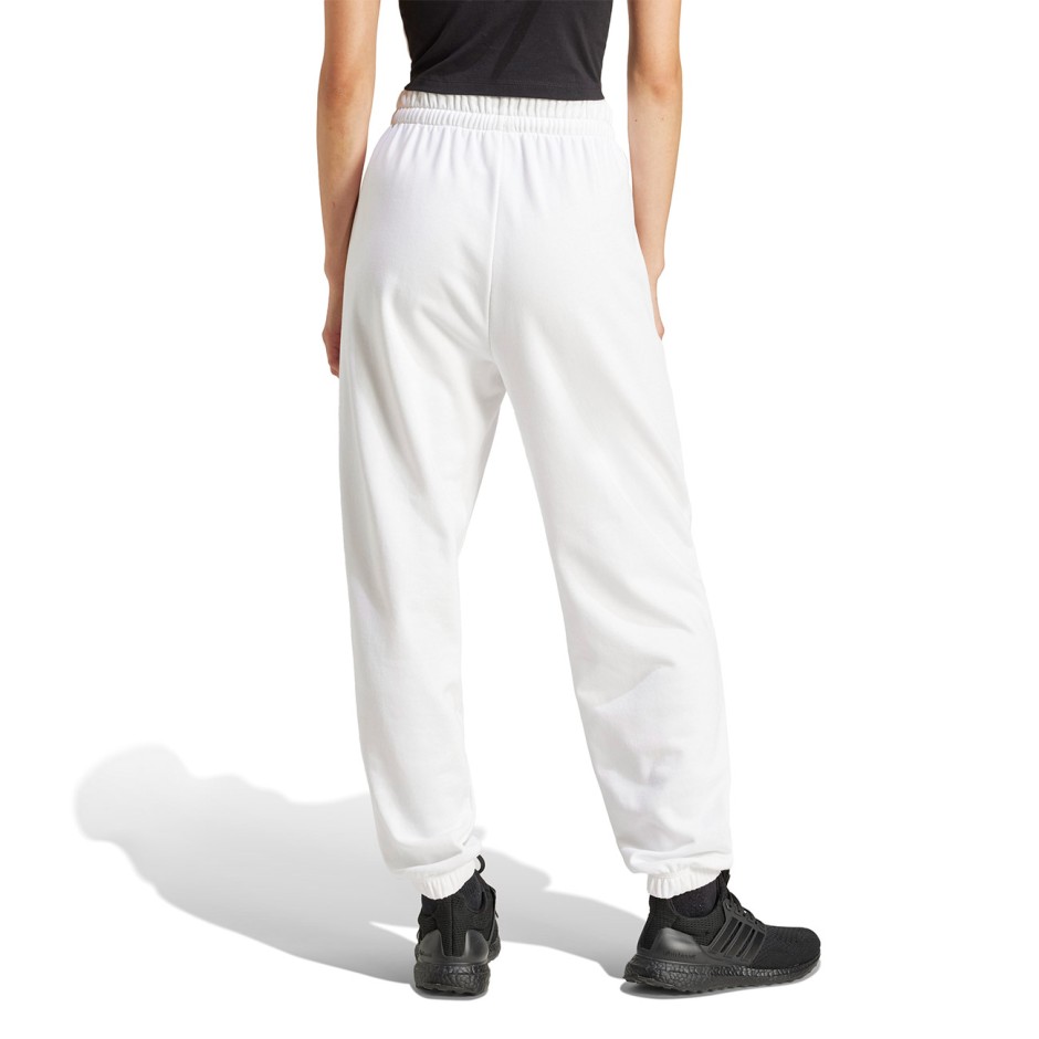 Γυναικεία Φόρμα Λευκή - adidas Sportswear Essentials Small Logo French Terry