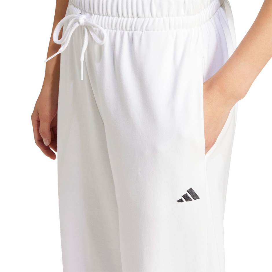 Γυναικεία Φόρμα Λευκή - adidas Sportswear Essentials Small Logo French Terry