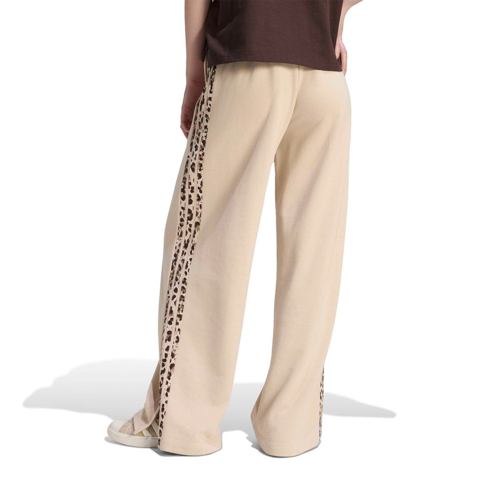 Women's Pants Beige - adidas Sportswear Seasonal Essentials Animal Print 3-Stripes
