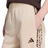 Women's Pants Beige - adidas Sportswear Seasonal Essentials Animal Print 3-Stripes Image 1